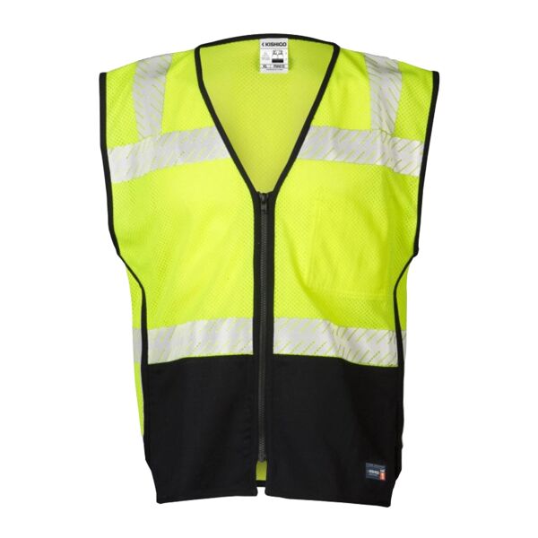 Unisex Premium Black Series® FR Black Bottom Mesh Vest Thumbnail