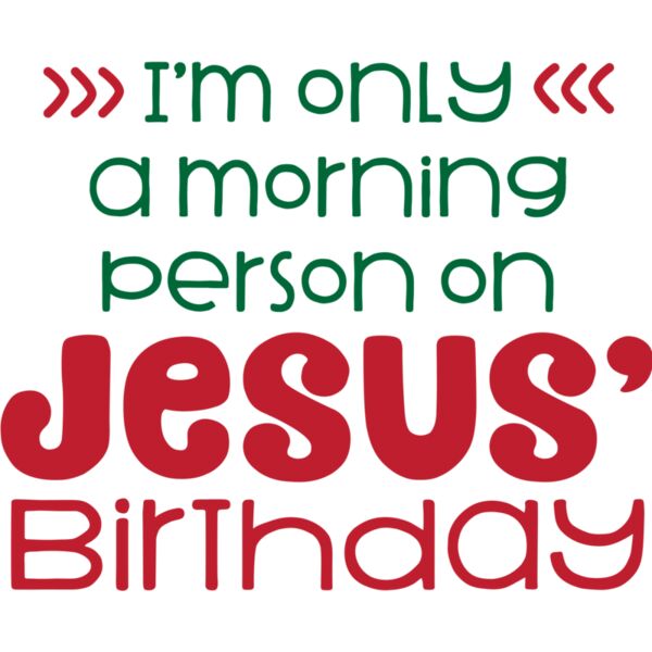 Happy Birthday Jesus morning person Thumbnail