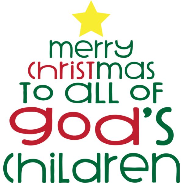 Happy Birthday Jesus tree shape Thumbnail