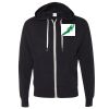 Unisex Heathered French Terry Full-Zip Hooded Sweatshirt Thumbnail