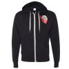 Unisex Heathered French Terry Full-Zip Hooded Sweatshirt Thumbnail