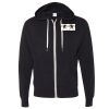 Unisex Heathered French Terry Full-Zip Hooded Sweatshirt Thumbnail