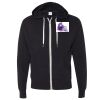 Unisex Heathered French Terry Full-Zip Hooded Sweatshirt Thumbnail