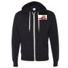 Unisex Heathered French Terry Full-Zip Hooded Sweatshirt Thumbnail