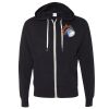 Unisex Heathered French Terry Full-Zip Hooded Sweatshirt Thumbnail