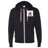 Unisex Heathered French Terry Full-Zip Hooded Sweatshirt Thumbnail