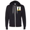 Unisex Heathered French Terry Full-Zip Hooded Sweatshirt Thumbnail