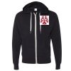 Unisex Heathered French Terry Full-Zip Hooded Sweatshirt Thumbnail