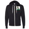 Unisex Heathered French Terry Full-Zip Hooded Sweatshirt Thumbnail