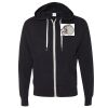 Unisex Heathered French Terry Full-Zip Hooded Sweatshirt Thumbnail