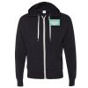 Unisex Heathered French Terry Full-Zip Hooded Sweatshirt Thumbnail