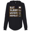 Women’s Lightweight California Wave Wash Hooded Sweatshirt Thumbnail